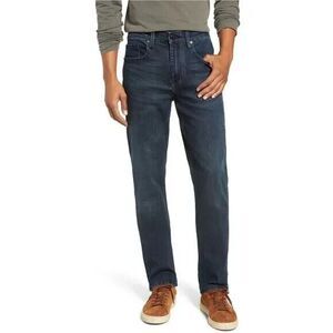 Blank NYC Jeans Mens 34 x 32 Stanton Straight Fit Medium Wash Blue Stretch